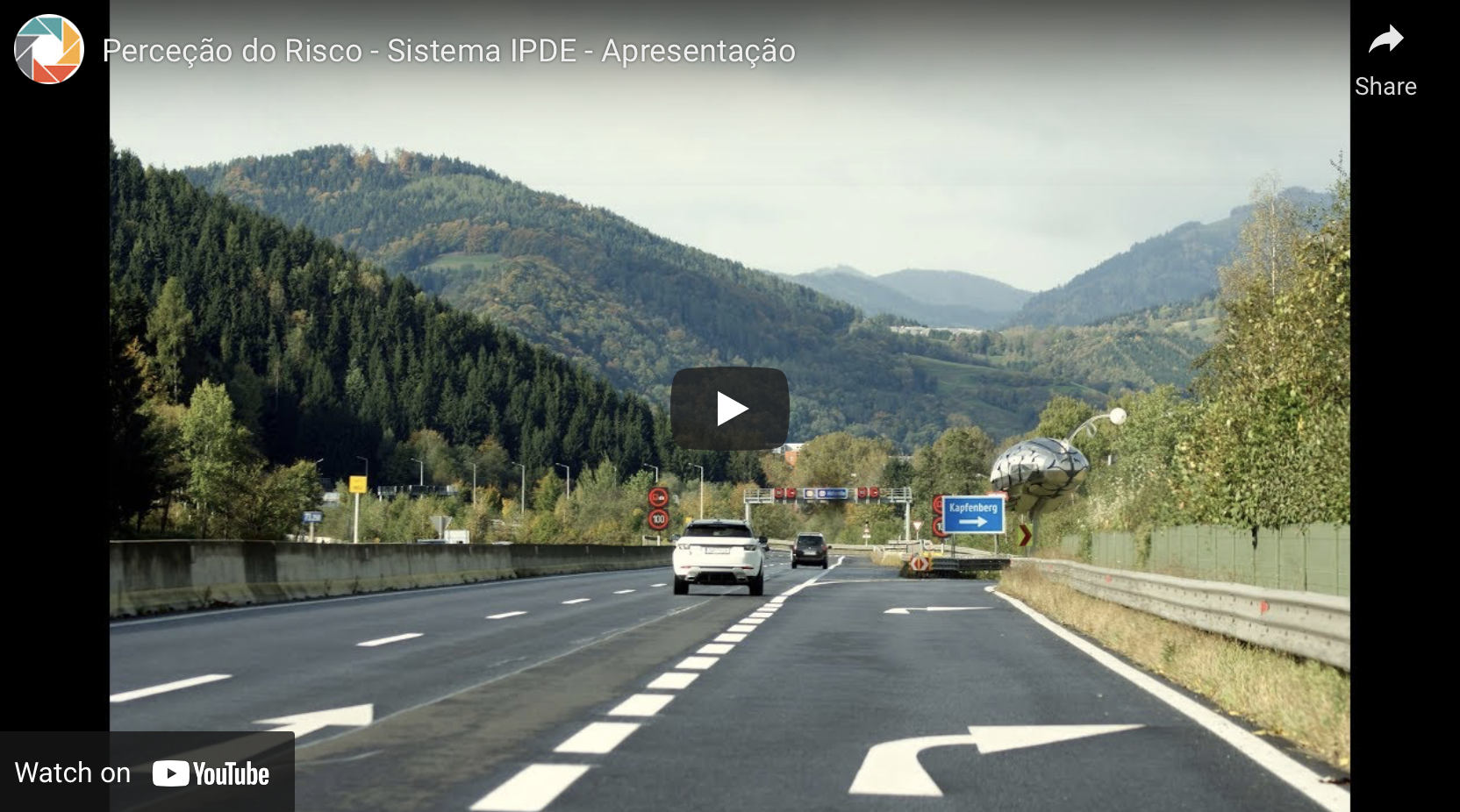 PERCEÇÃO DO RISCO – SISTEMA IPDE